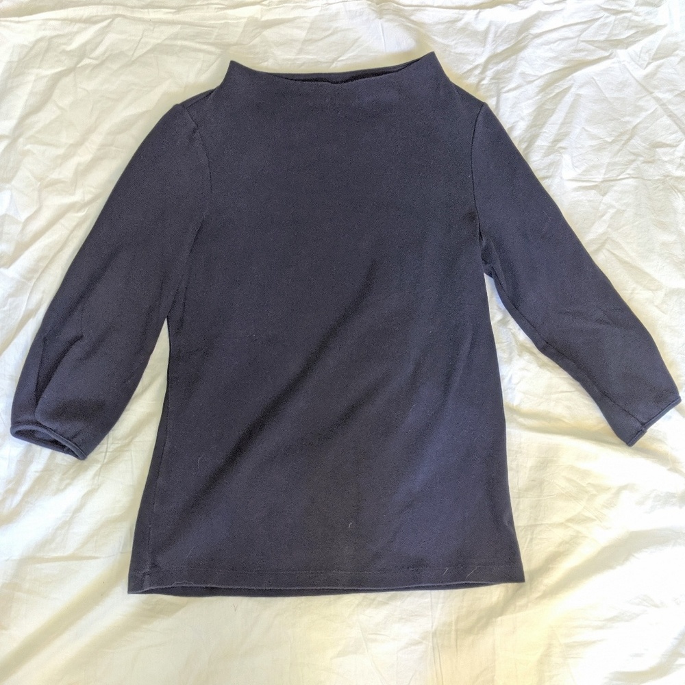 Martin and Osa Navy Top, Medium